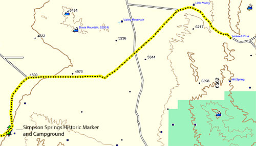 Pony Express Trail Map