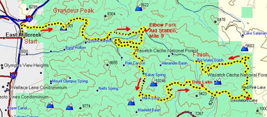 Millcreek 50 - small map